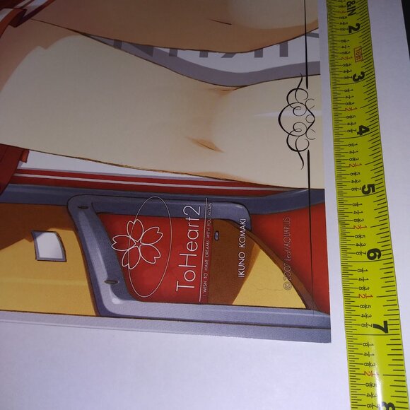 To Heart 2 Ikuno Komaki Anime Art Poster Leaf Aquarius 2007 - Picture 4 of 7